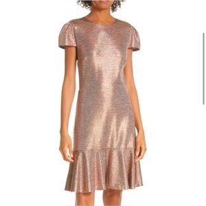 Alice & Olivia Gold Kirby Dress